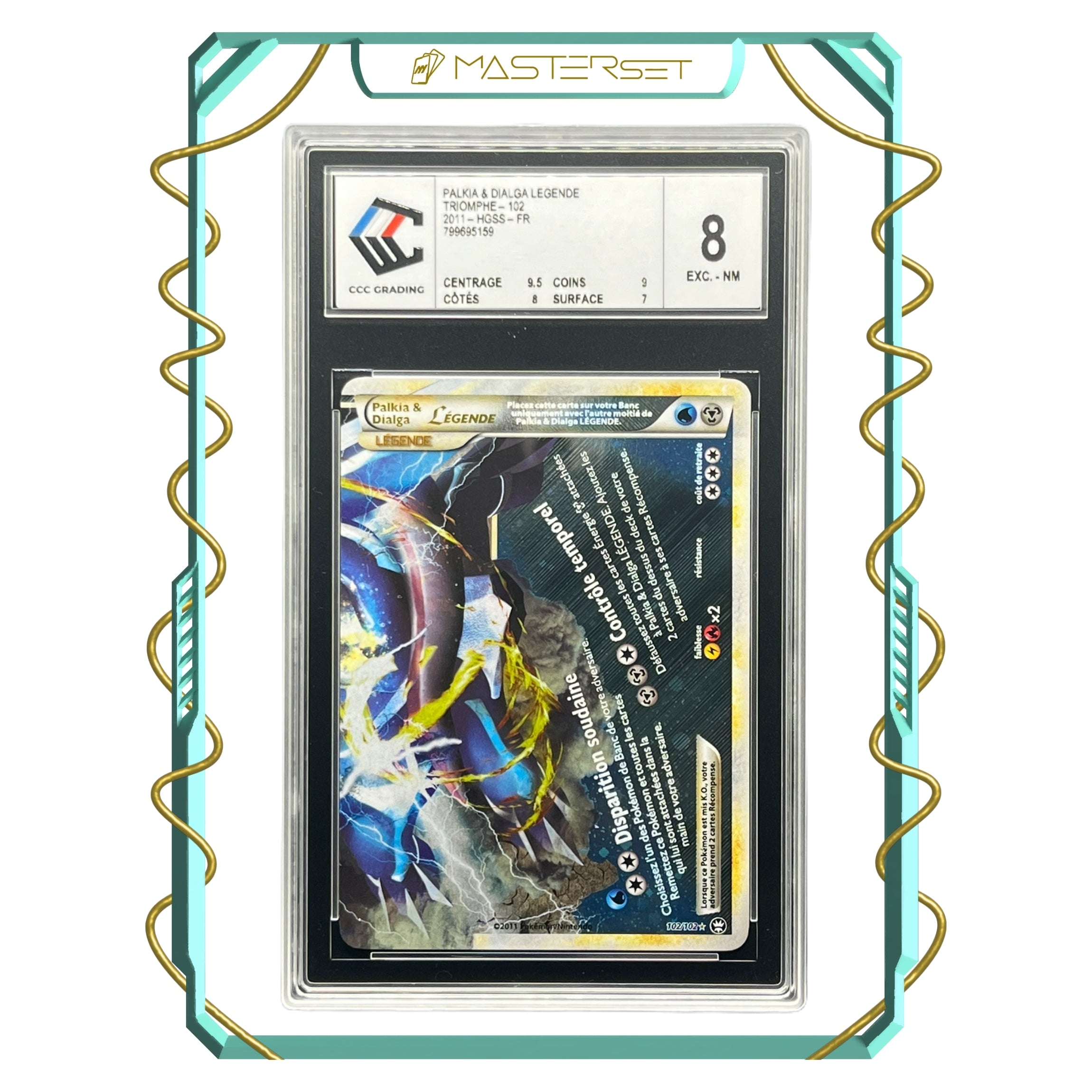MASTERSET - 2011 FR PALKIA & DIALGA LEGENDE TRIOMPHE