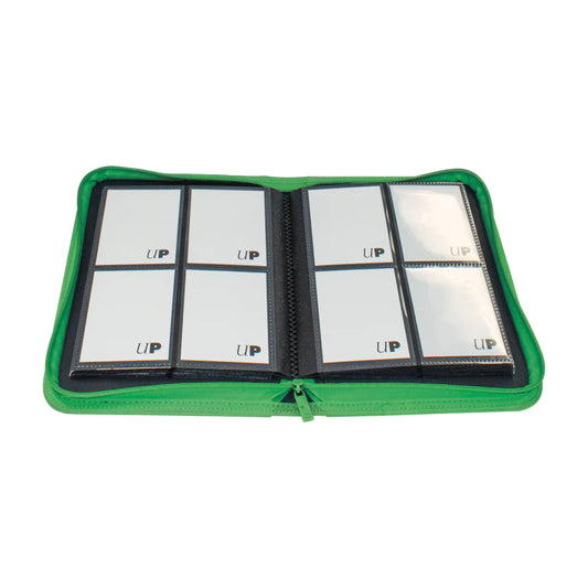 Ultra Pro - Zippered PRO-Binder 4 cases Vivid - Vert-MASTERSET