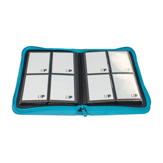 Ultra Pro - Zippered PRO-Binder 4 cases Vivid - Bleu clair-MASTERSET