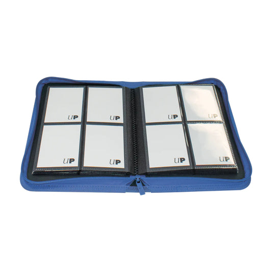 Ultra Pro - Zippered PRO-Binder 4 cases Vivid - Bleu-MASTERSET