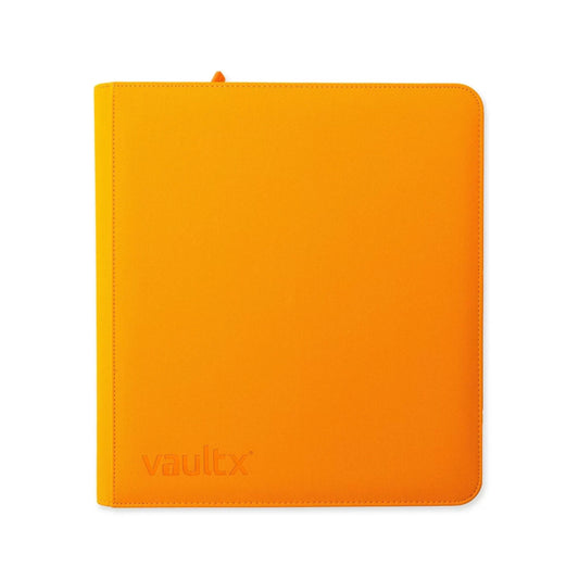 Vault X - Exo-Tech - 12 Pocket Zip Binder - Neon Orange-MASTERSET