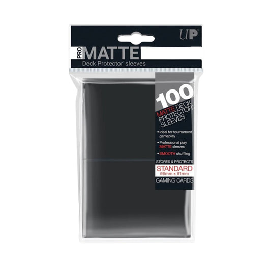 Ultra Pro - Pro-Matte Sleeves x100 Deck Protector - Noire-MASTERSET
