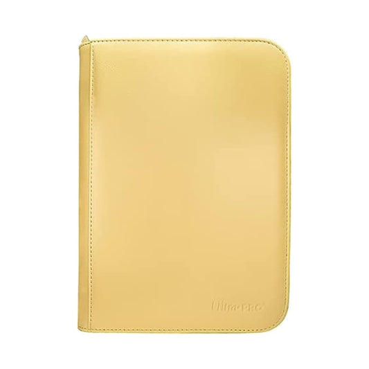 Ultra Pro - Zippered PRO-Binder 4 cases Vivid - Jaune-MASTERSET