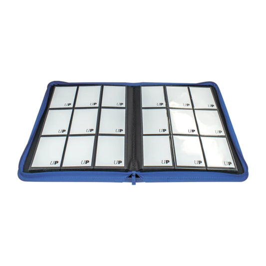 Ultra Pro - Zippered PRO-Binder 9 cases Vivid - Bleu-MASTERSET