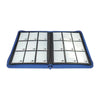 Ultra Pro - Zippered PRO-Binder 9 cases Vivid - Bleu-MASTERSET