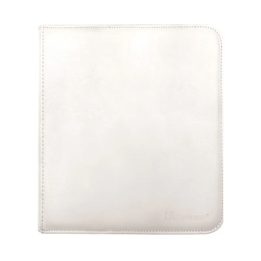 Ultra Pro - Zippered PRO-Binder 12 cases Vivid - Blanc-MASTERSET
