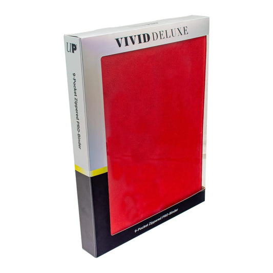 Ultra Pro - Zippered PRO-Binder 9 cases Vivid Deluxe Rouge-MASTERSET