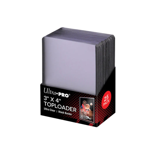 Ultra Pro - 3 X 4 Toploader - Bord Noir-MASTERSET
