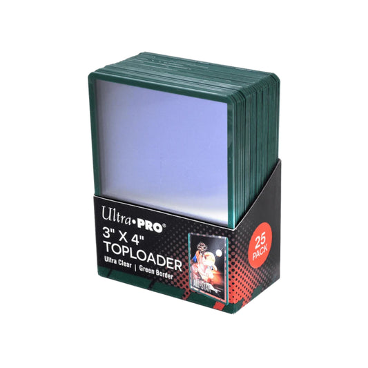 Ultra Pro - 3 X 4 Toploader - Bord Vert-MASTERSET