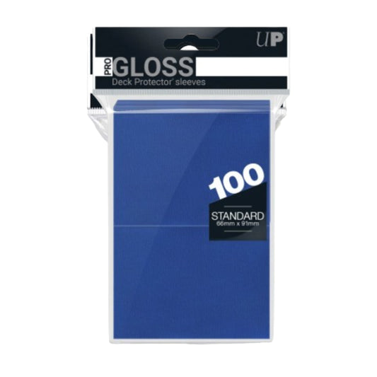 Ultra Pro - Pro-Gloss Sleeves x100 Deck Protector - Bleu-MASTERSET
