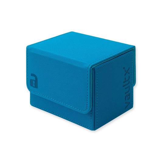 Vault X - Exo-Tech - Sideloading Deck Box 100+ - Neon Blue-MASTERSET