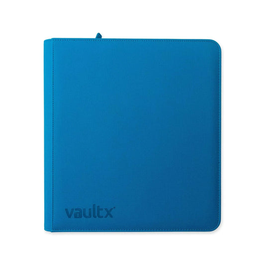 Vault X - Exo-Tech - 12 Pocket Zip Binder - Neon Blue-MASTERSET
