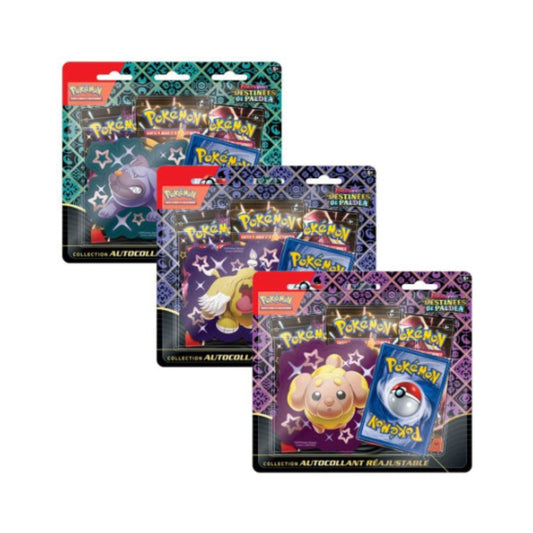 Lot 3 - TripPack 3 Boosters + Autocollant - EV04.5 Destinées de Paldea-MASTERSET