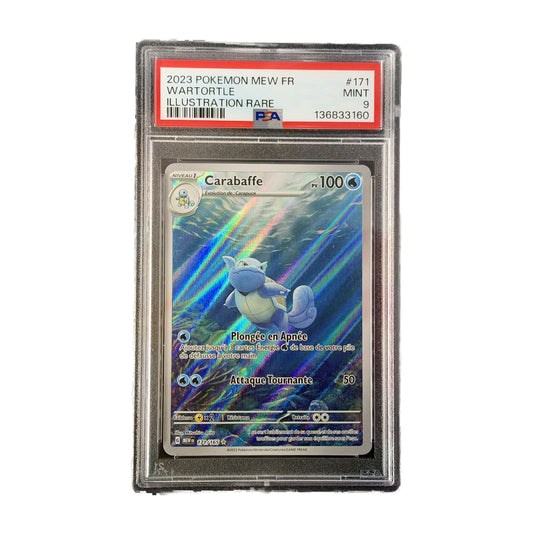Carabaffe Illustration Rare Pokémon 151 171/165 PSA 9 recto