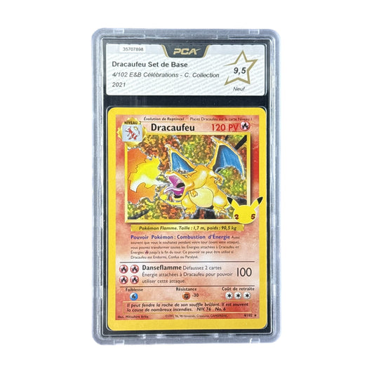 Dracaufeu Set de Base Célébrations Classic Collection 4/102 PCA 9.5 recto