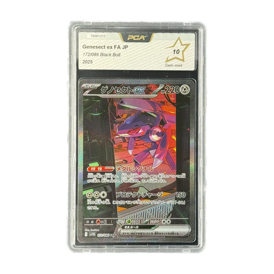 Genesect ex FA JP Black Bolt 172/086 PCA 10 recto