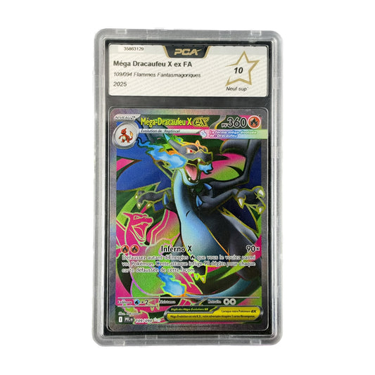 Méga Dracaufeu X ex FA Flammes Fantasmagoriques 109/094 PCA 10 recto