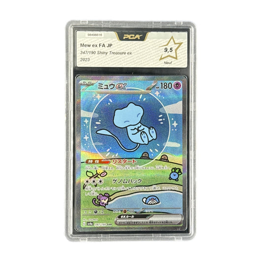 Mew ex FA JP Shiny Treasure ex 347/190 PCA 9.5 recto