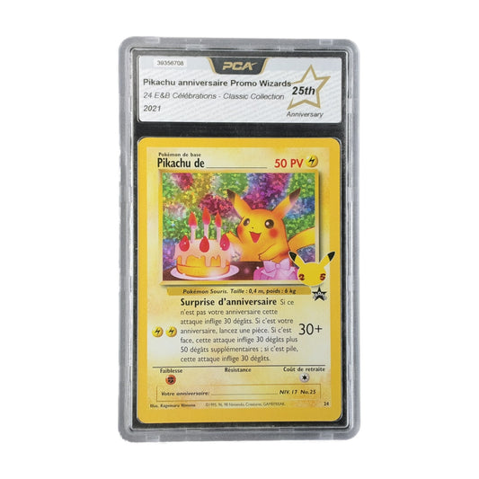 Pikachu anniversaire FA (25 ans) Célébrations - Classic Collection 24 PCA recto