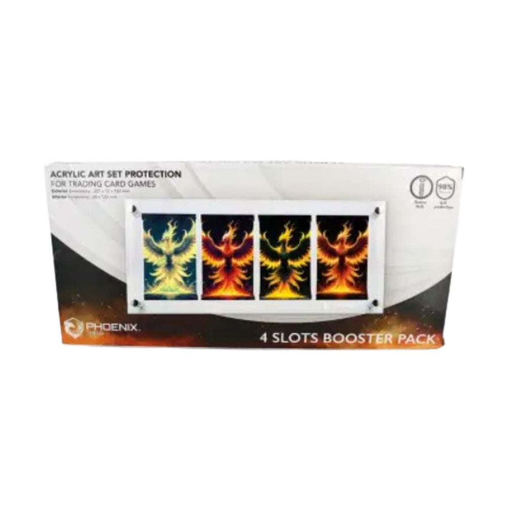 Phoenix Shield – Acrylique 4 slot booster box