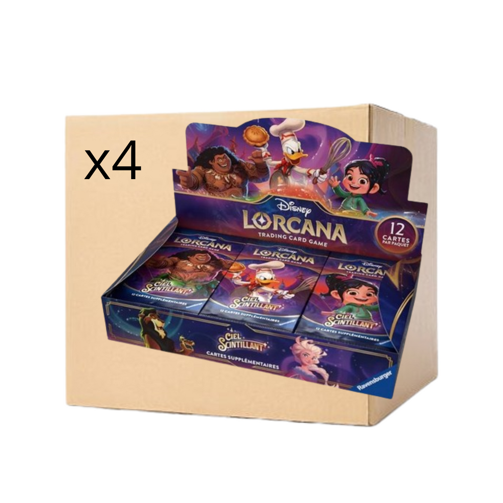 Case scellée de 4 display Lorcana : Chapitre 5 : Ciel Scintillant