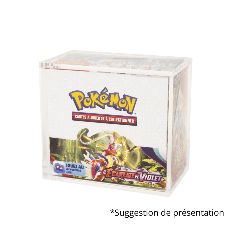 TreasureWise - Protection Acrylique - Pokémon - Boite de Boosters