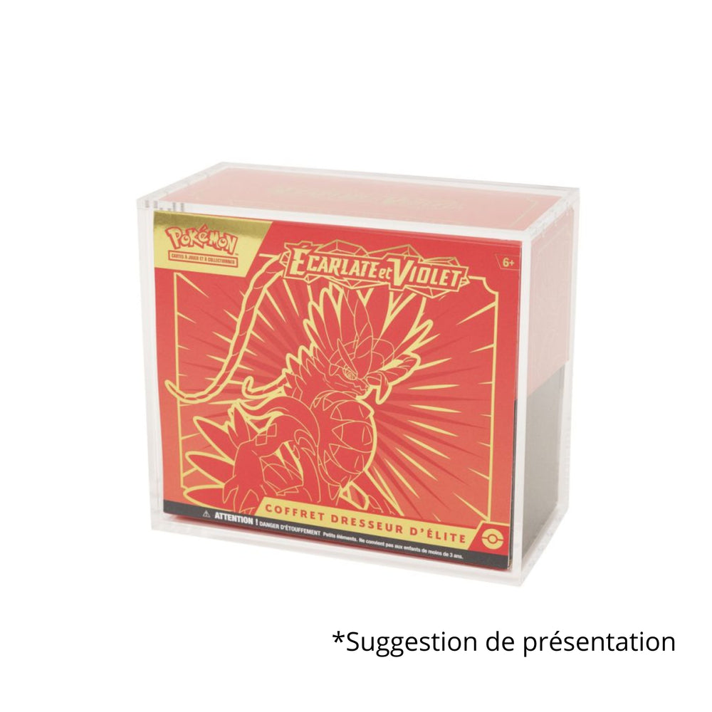 TreasureWise - Protection Acrylique - Pokémon - Coffret Dresseur d'Élite