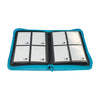 Ultra Pro - Zippered PRO-Binder 4 cases Vivid - Bleu clair