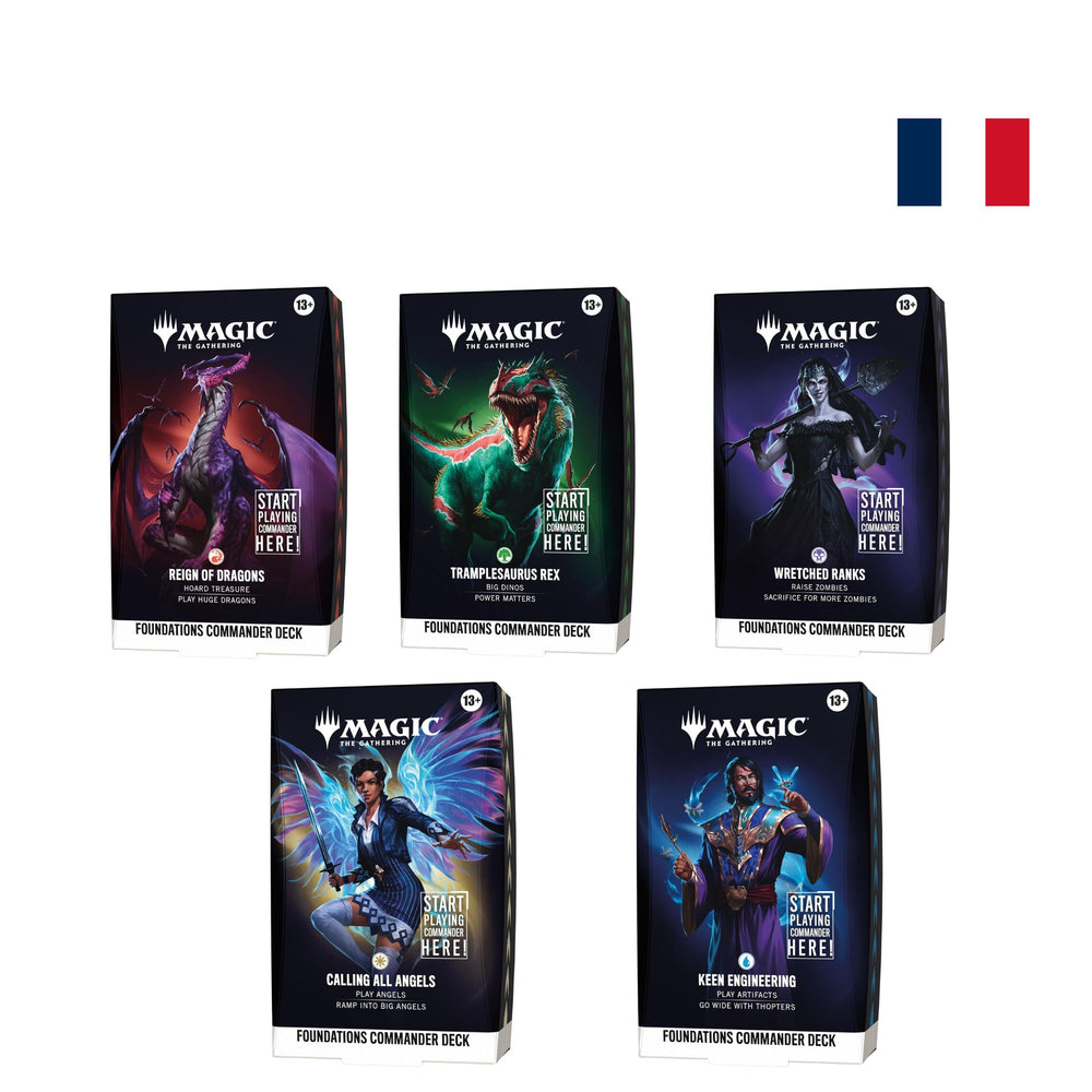 [PRECOMMANDE] MTG [FR] - Decks Commander Fondations