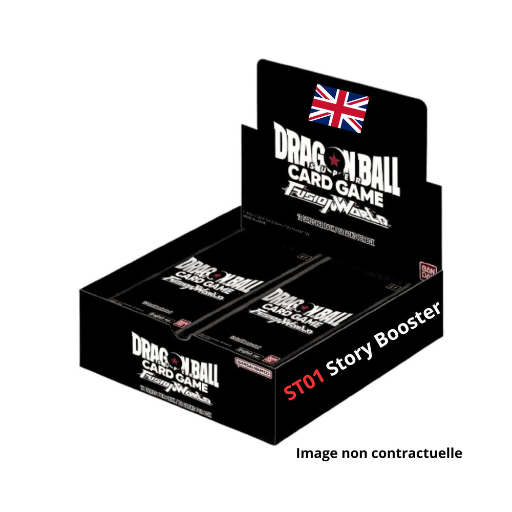 [PRECOMMANDE] Dragon Ball Super CG Fusion World - Boîte de 20 Boosters - ST01 Story Booster [EN]