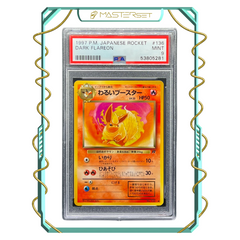 1997 P.M. JAPANESE ROCKET DARK FLAREON [PSA 9]