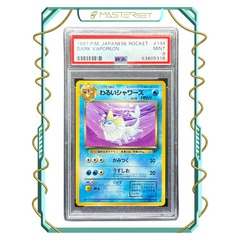 1997 P.M. JAPANESE ROCKET DARK VAPOREON [PSA 9]