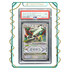 2009 P.M. JPN. ARCEUS LV.X HOLO - DECK: GRASS & FIRE - 1ST ED. #011 [PSA 9]