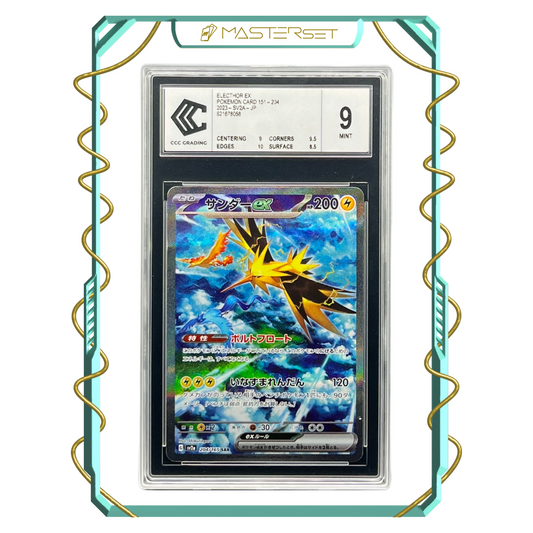 2023 JP ELECTHOR EX POKEMON CARD 151 [CCC 9]-MASTERSET