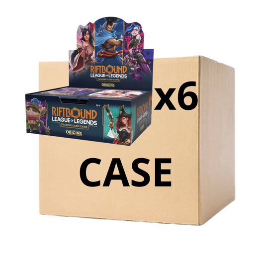 [PRECOMMANDE] Riftbound: LoL TCG - Case de 6 Boîtes de 24 Boosters - Set 1 Origins [EN] (Copie)