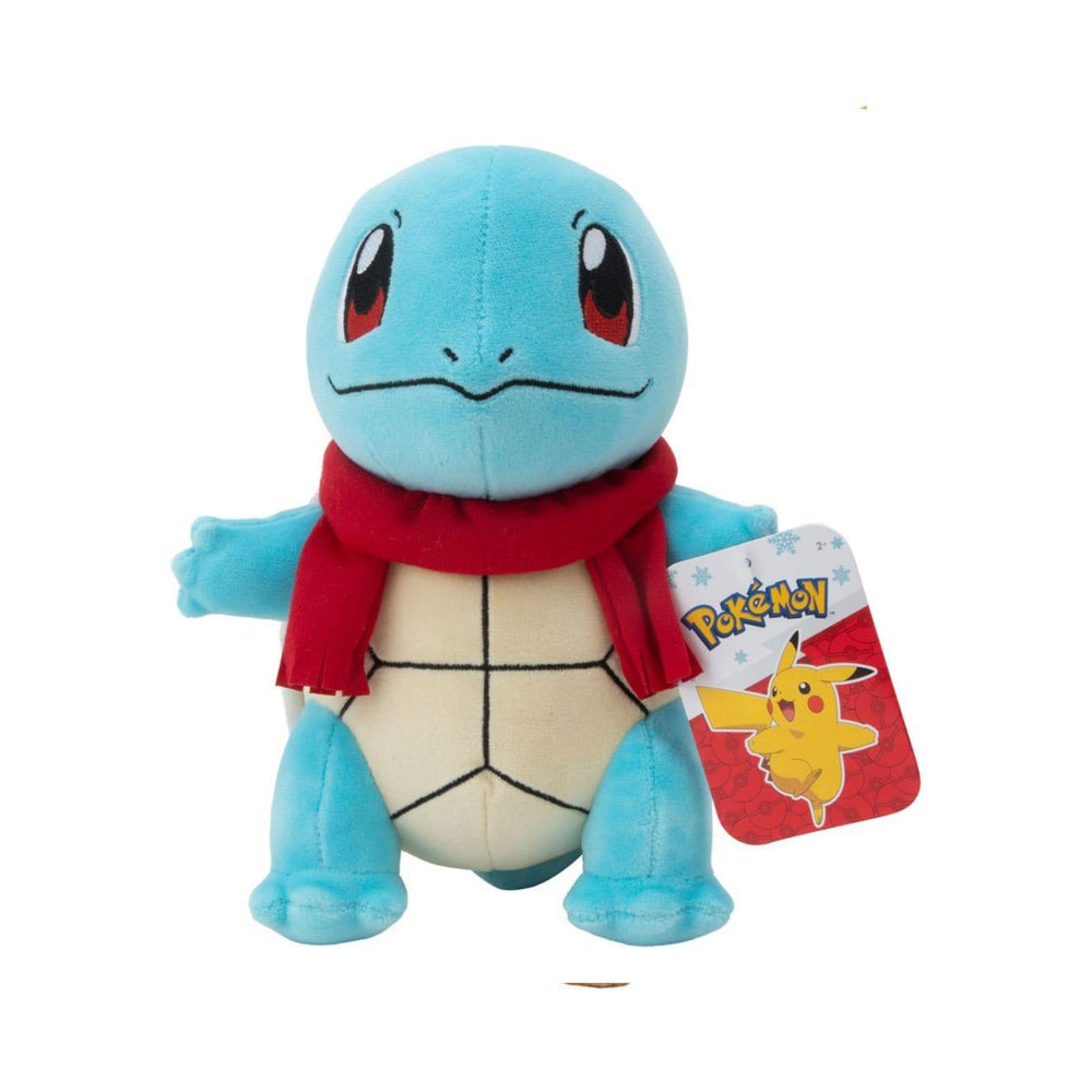 Pokémon Peluche Carapuce avec écharpe 20 cm