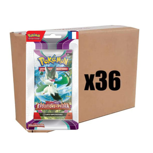 LOT 36 BOOSTER SOUS BLISTER - EV02 - Evolution à Paldéa-MASTERSET