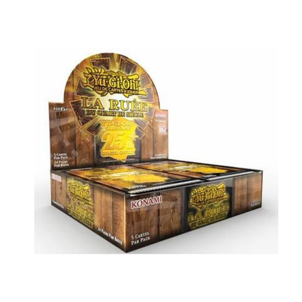 YGO - Boîte de 24 Boosters - La Ruée du Quart de Siècle -RA04