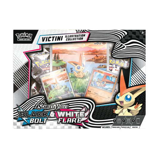 [LIMITE 1] Coffret Collection Illustration - Victini - EV10.5 Flamme Blanche et Foudre Noire