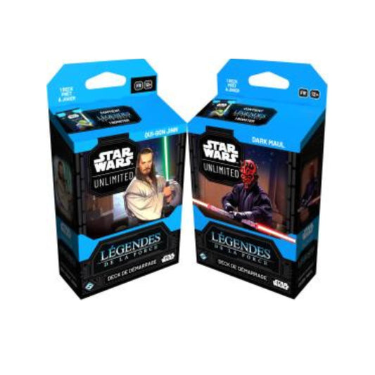Star Wars Unlimited [FR] - Lot de 2 Decks de Demarrage - Set 05 Legendes de la Force