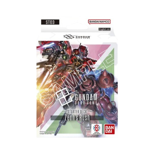 [PRECOMMANDE] Gundam CG - Starter Decks - ST03 Zeon's Rush [EN]