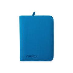 Vault X - Exo-Tech - 4 Pocket Zip Binder - Neon Blue