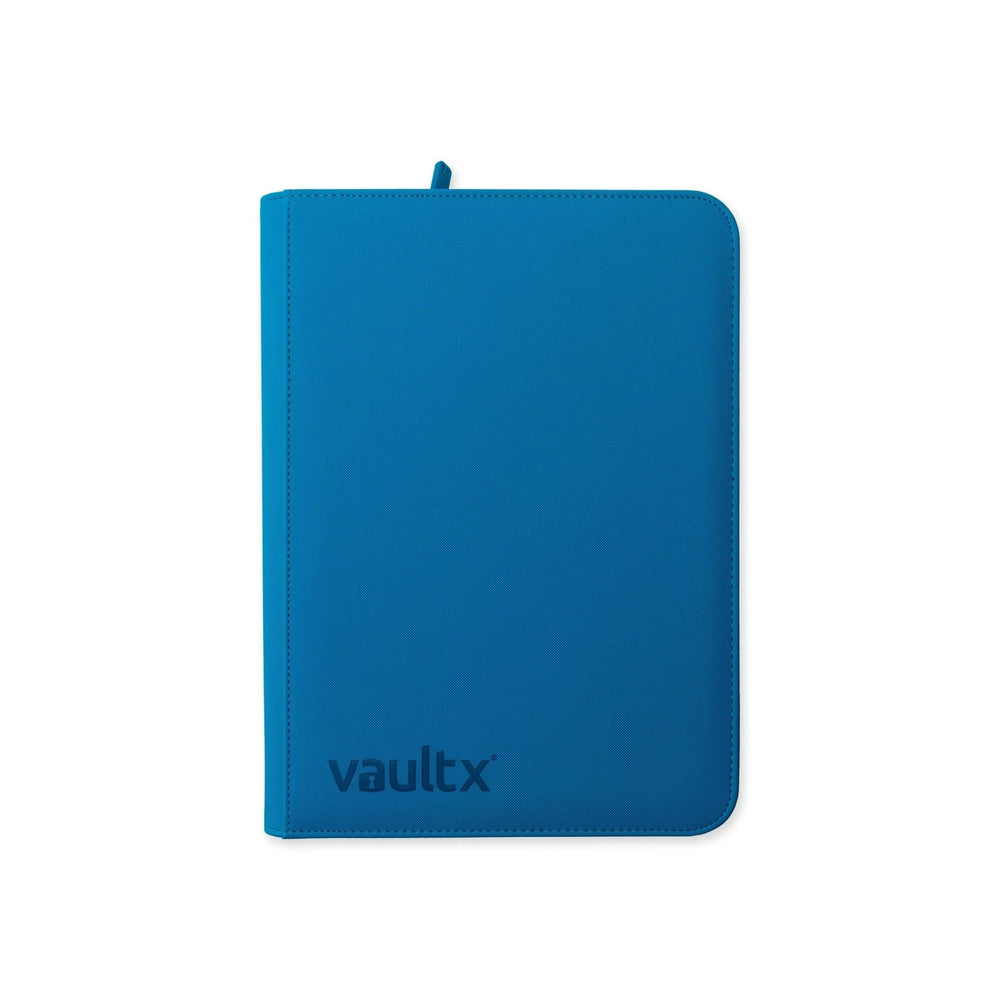 Vault X - Exo-Tech -9 Pocket Zip Binder - Neon Blue