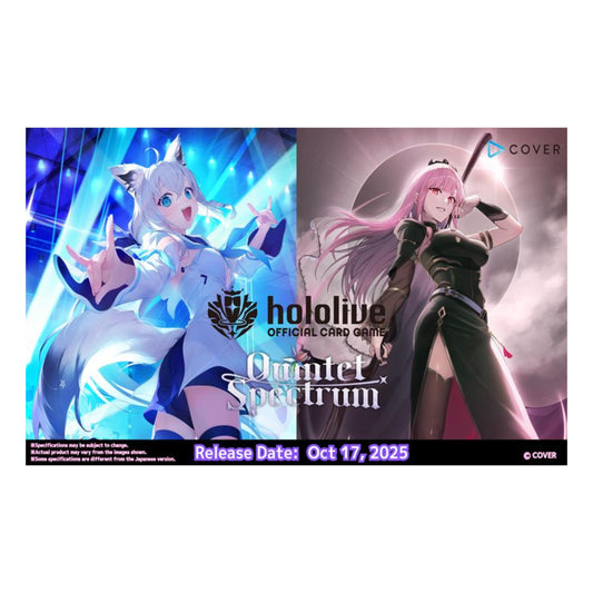 [PRECOMMANDE] hololive Official Card Game - Boîte de 12 Boosters - hBP02e Quintet Spectrum [EN]