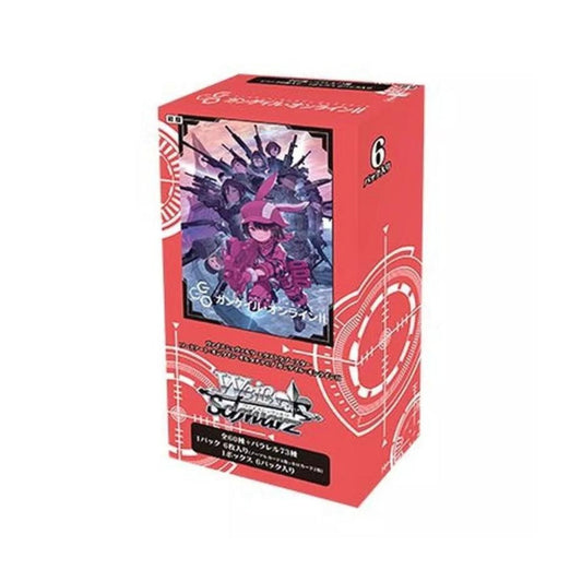 [PRECOMMANDE] Weiss Schwarz - Boîte de 6 Extra Boosters - Sword Art Online Alternative Gun Gale Online II [EN]