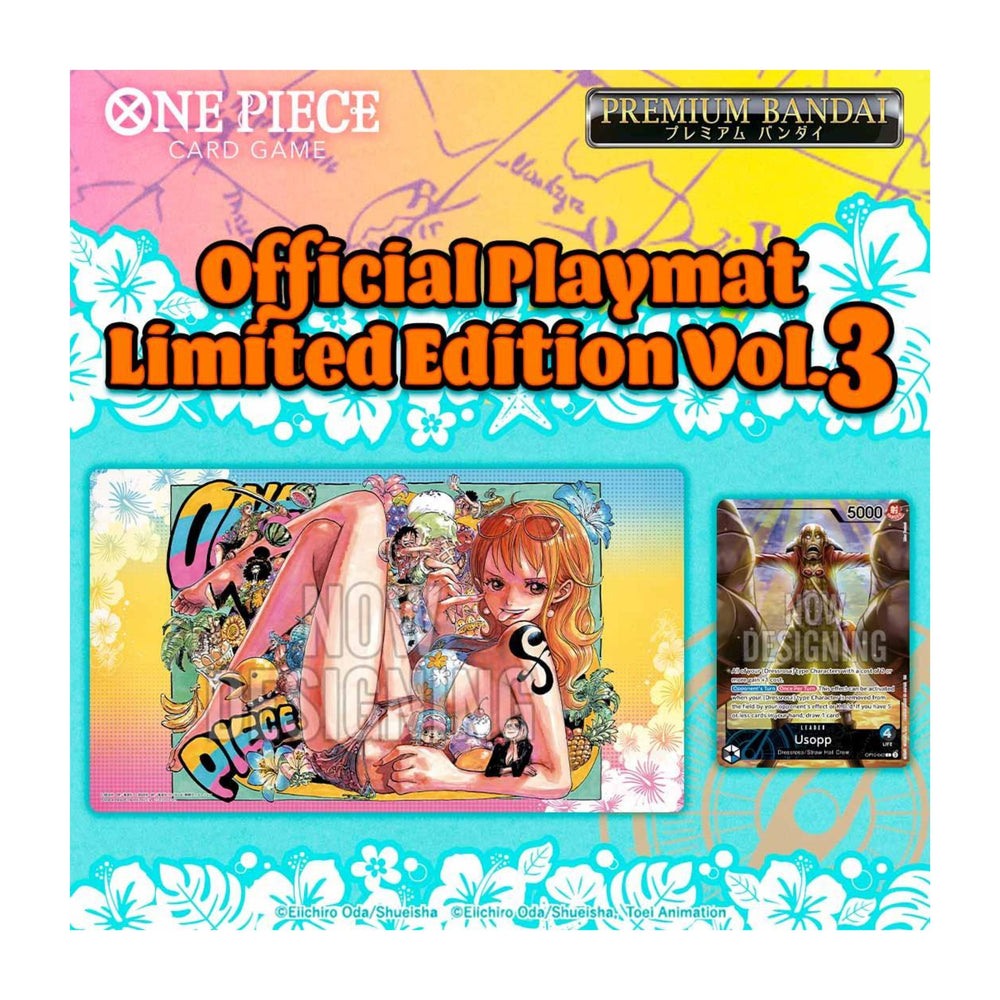 One Piece CG - Tapis de Jeu + 1 Carte Promo - Limited Edition Vol.3
