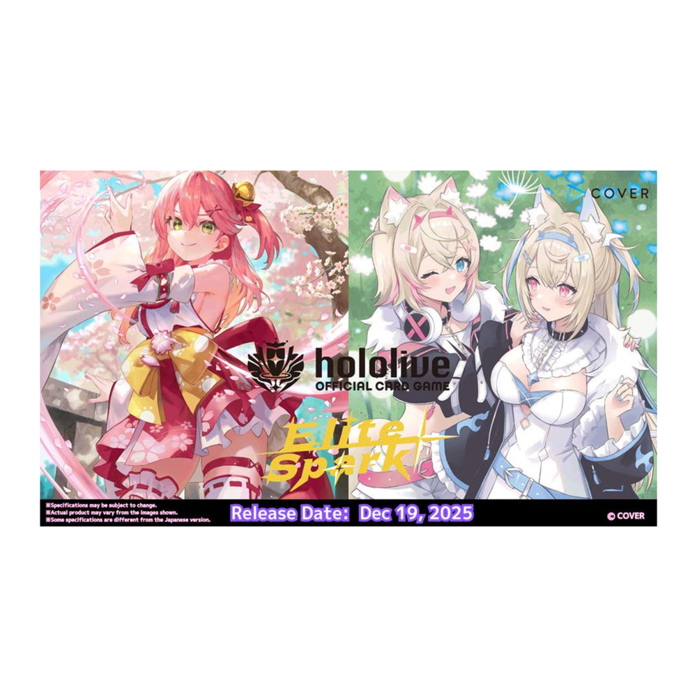 hololive Official Card Game - Boîte de 12 Boosters - hBP03e Elite Spark [EN]