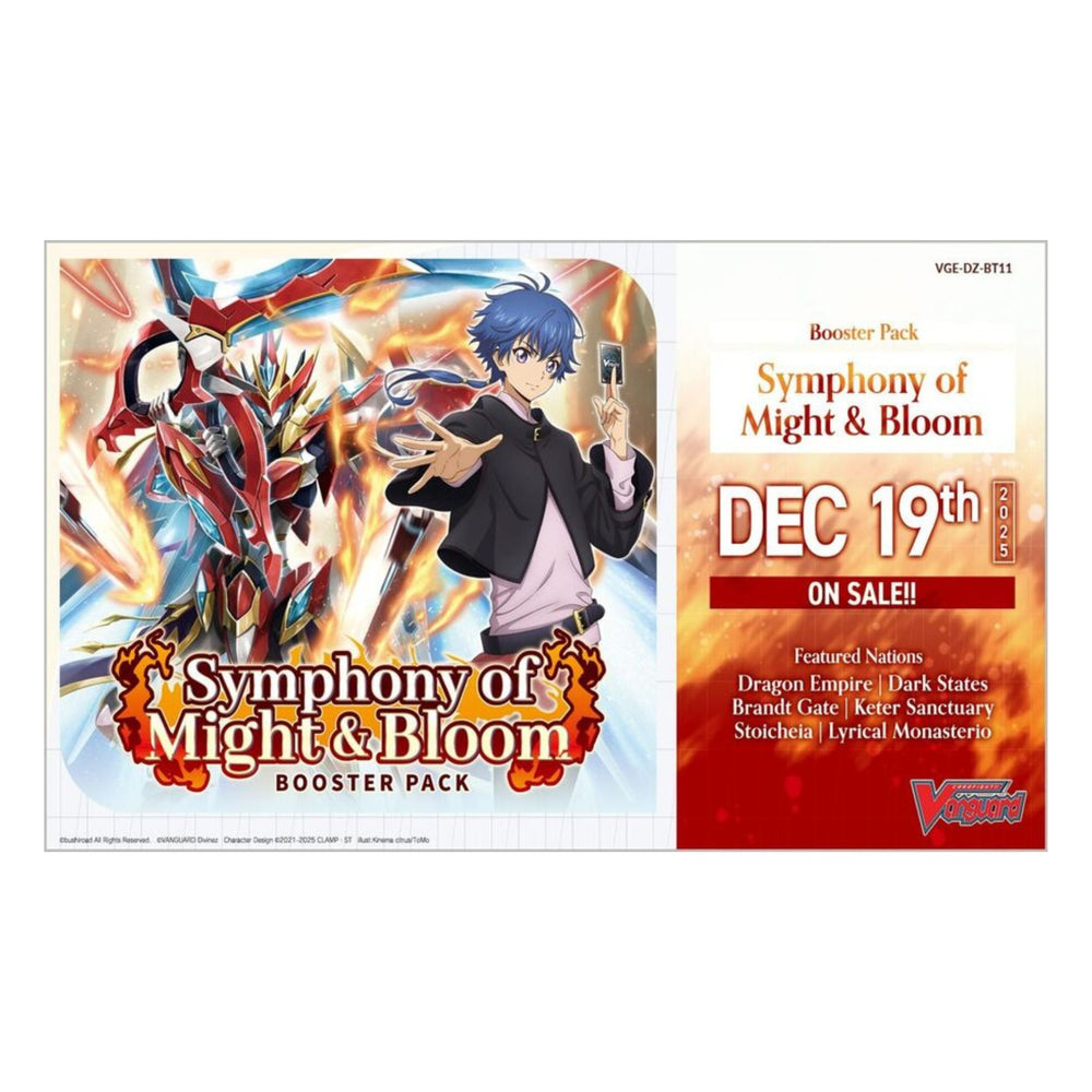 Vanguard - Boîte de 16 Boosters - DZ-BT11 Symphony of Might & Bloom [EN]