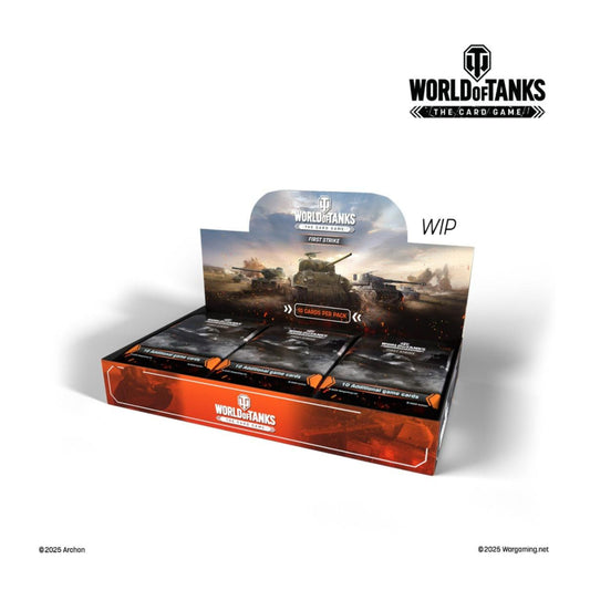 [PRECOMMANDE] World of Tanks: The Card Game - Boîte de 24 Boosters - FIRST STRIKE [EN]-MASTERSET