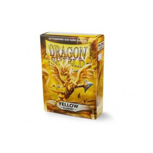 Dragon Shield - 60 protège-cartes standard Classic - Jaune-MASTERSET